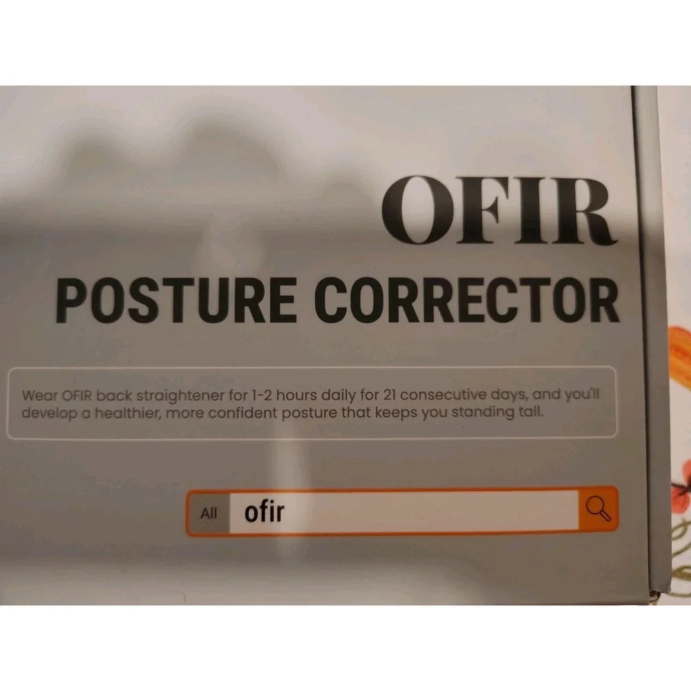 OFIR Posture Corrector Back & Shoulder Support Brace, Gray, Size All